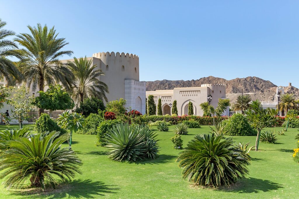 palace, sultan, oman